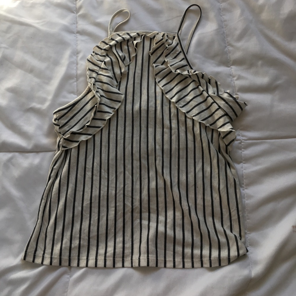American Eagle Ruffle Tank Top NWOT